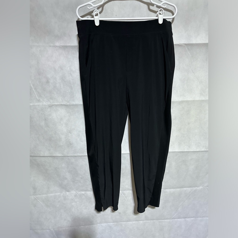 Athleta Brooklyn Ankle Pant Womens High Rise Black Activewear Size 14 Athleisure